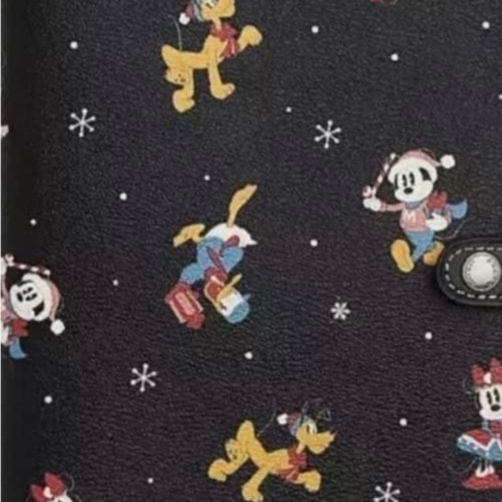 Disney Character Print Black Bag